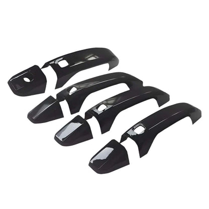 Glossy Black Door Handle Covers for Chevrolet Silverado, Suburban, GMC Sierra