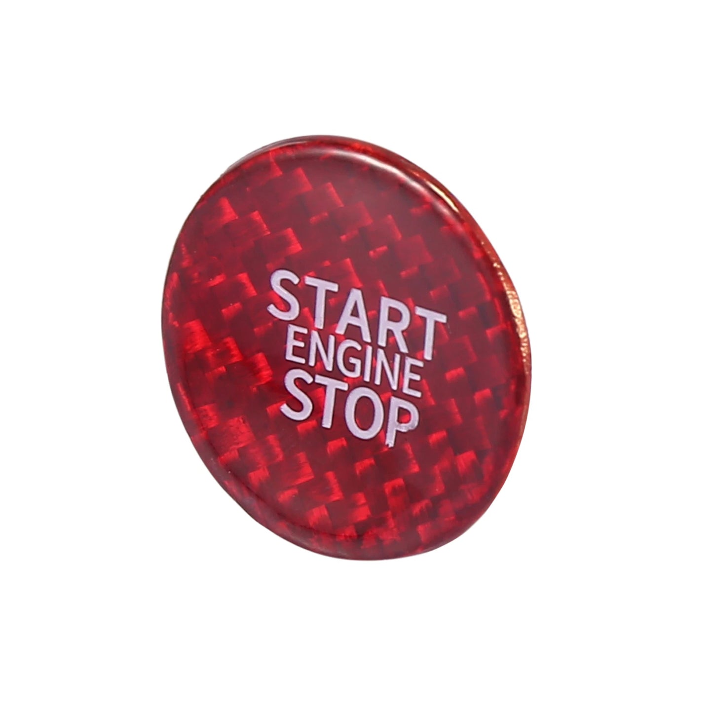 Red Engine Start Stop Button Cover for Land Rover Range Rover Discovery Sport