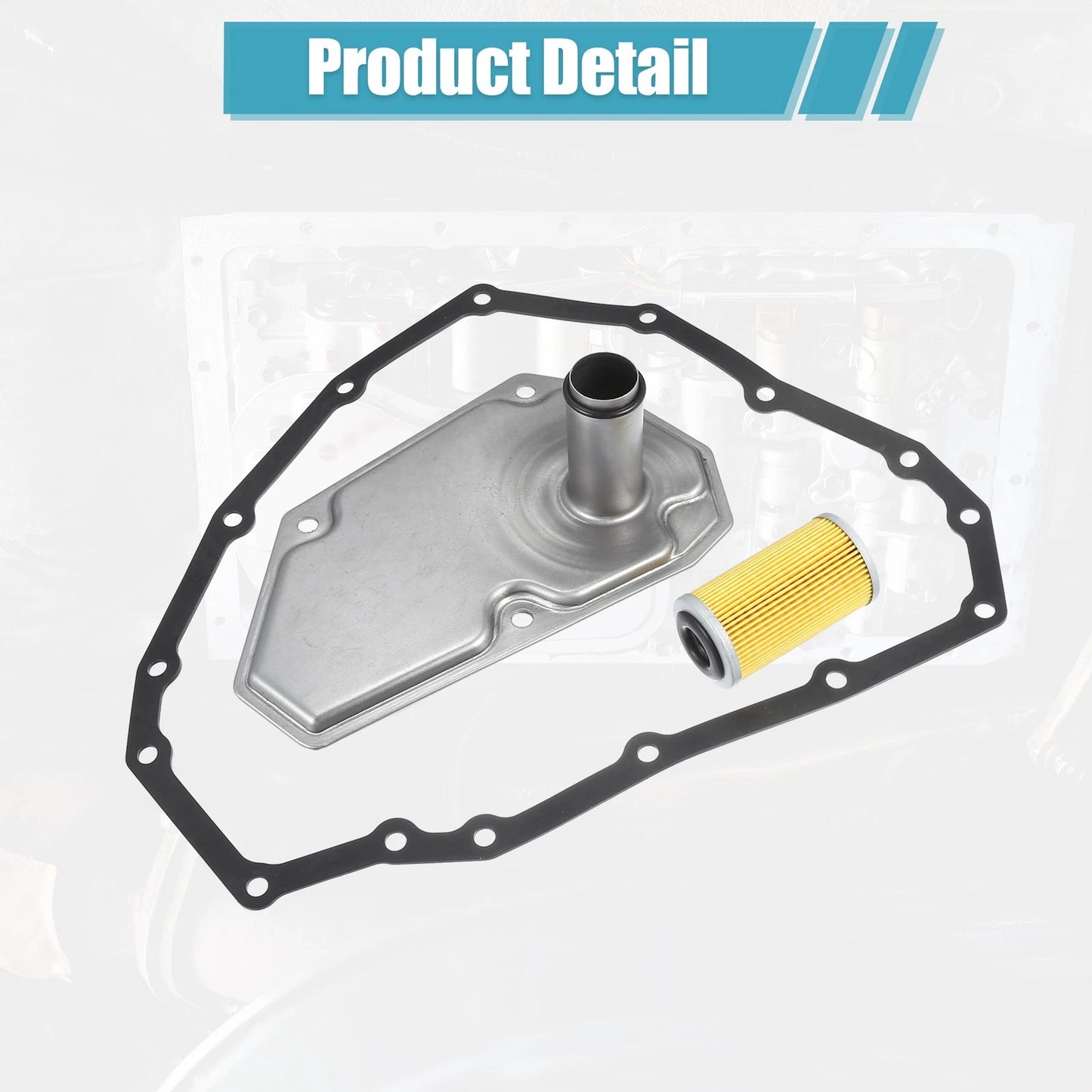 Transmission Oil Filters & Pan Gasket Set for Nissan Sentra (2013-2018)