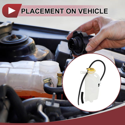 Coolant Expansion Overflow Tank with Cap for Jeep Wrangler