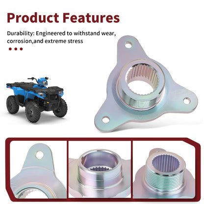 Rear Brake Disc Rotor Hub for Polaris Scrambler 500 4x4 2005-2012