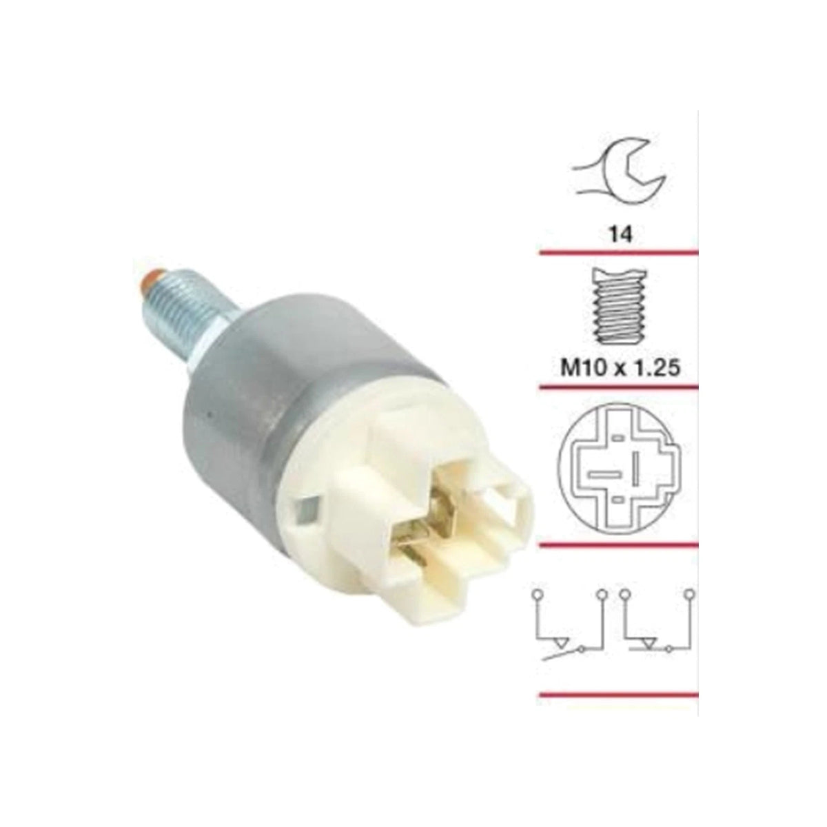 Brake Stop Light Switch for Cressida MX73 MX83 2.8L 5M-E 5M-GE 3.0L 7M-GE (1984-1990)