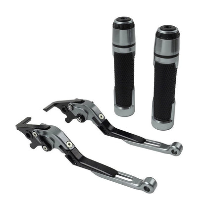 Folding Extendable Brake Clutch Levers Grip Set for Ducati Monster 659