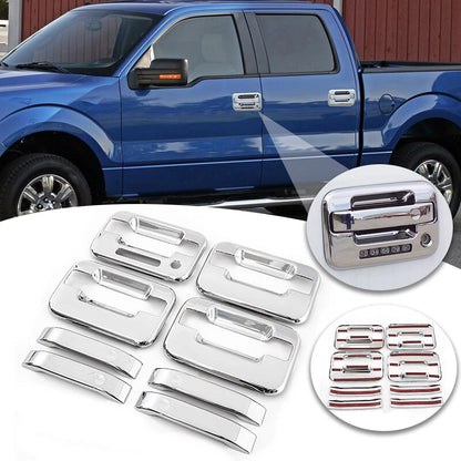 Chrome 4 Door Handle Covers Trim for 2004-2014 Ford F150 FX2 FX4