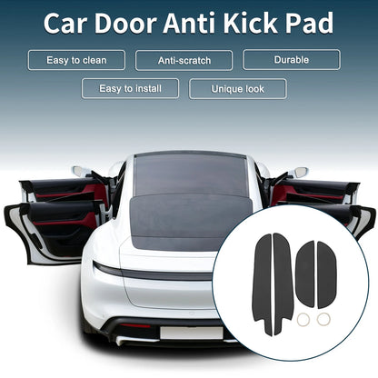 Kia Sorento Door Anti Kick Pad Sticker Protector Black 2009-2012 1 Set