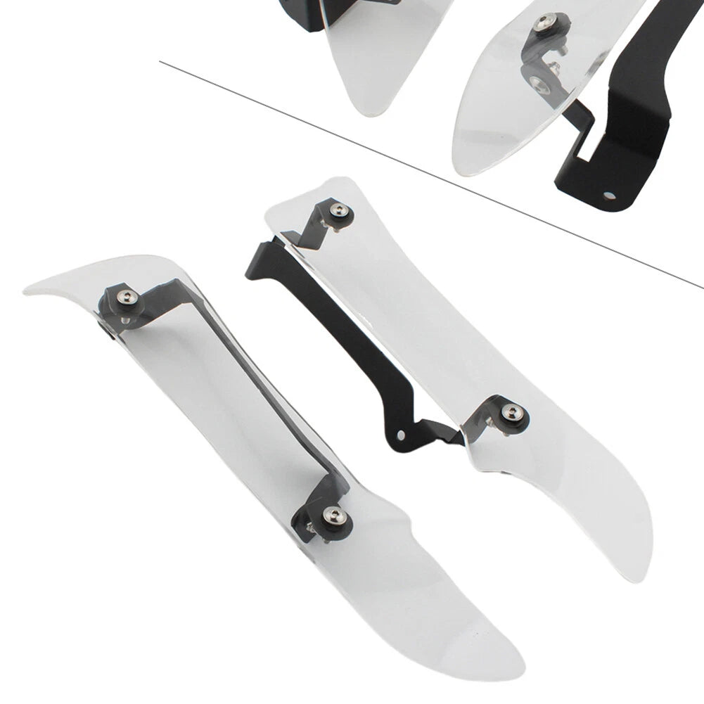 Clear Motorcycle Side Spoilers Wind Deflectors for BMW K1600GT (2017-2023)