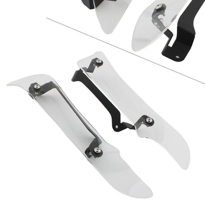 Clear Motorcycle Side Spoilers Wind Deflectors for BMW K1600GT (2017-2023)
