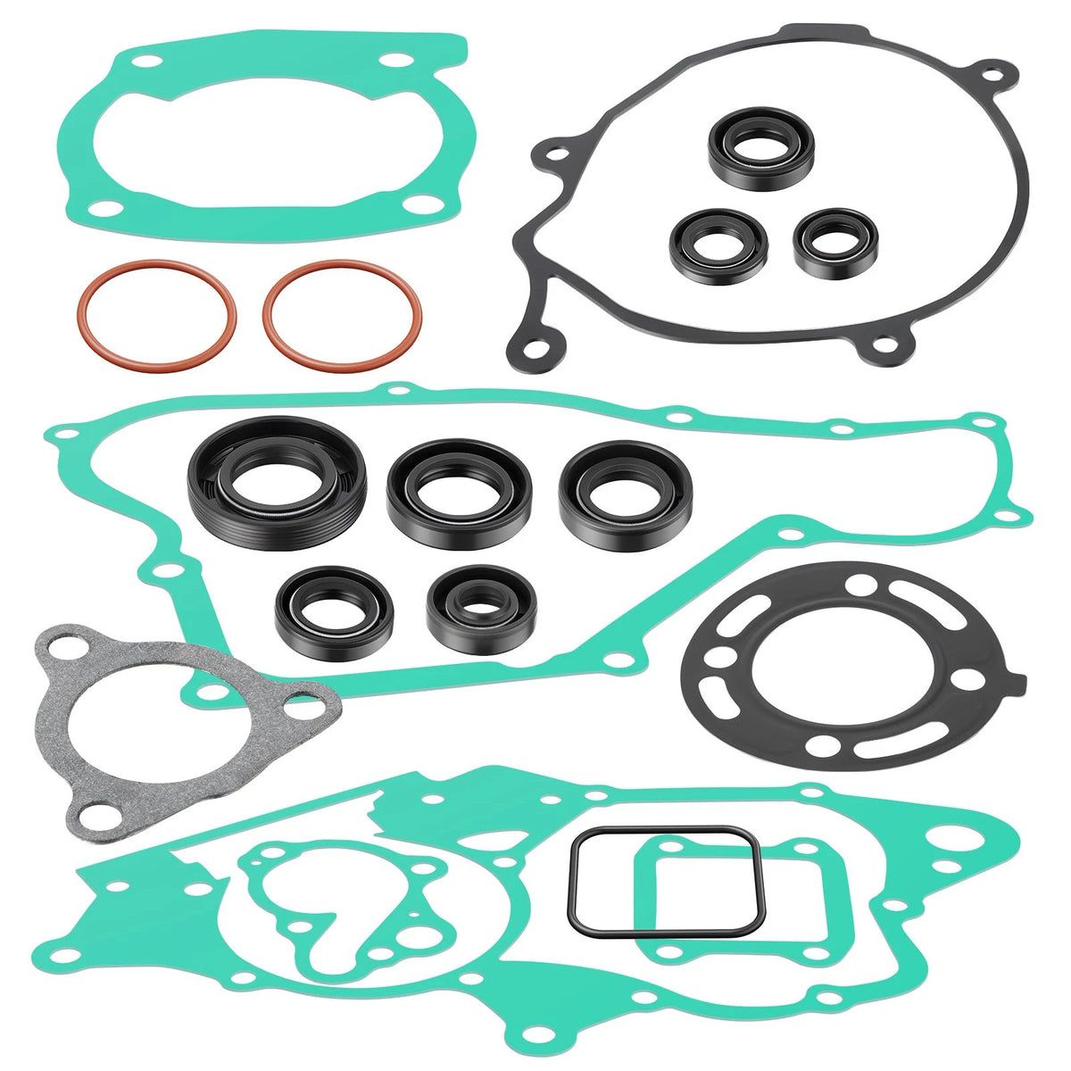 Engine Gasket Set Top End Gaskets Seals Rebuild Kit for Honda CR80R (1992–2002)