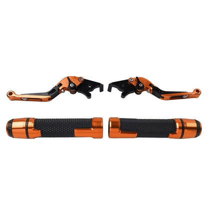 Folding Extendable Brake Clutch Levers Grips Set for Kawasaki ZX10R (2004-2023)