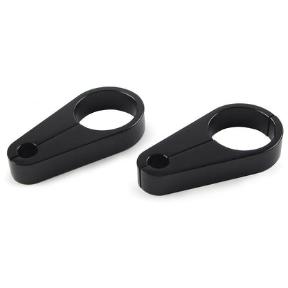 1.25" Handlebar Brake Clutch Cable Clamp for Harley Bike Black