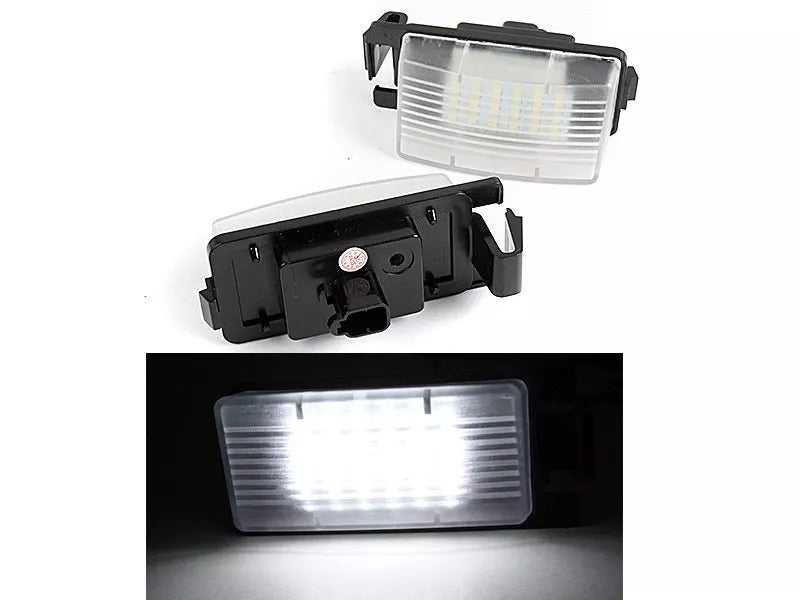 LED License Plate Lights for Nissan Versa, GT-R, Cube, 350Z, G35, G37 (2007-2023)