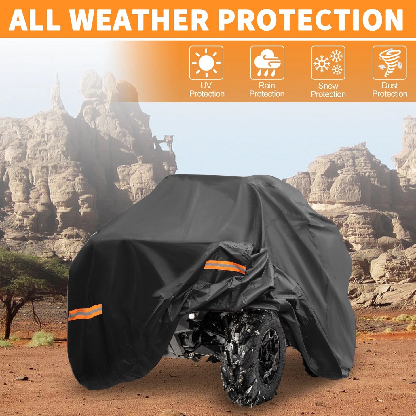 Waterproof ATV Cover 210D-PU for Honda Fourtrax Rancher