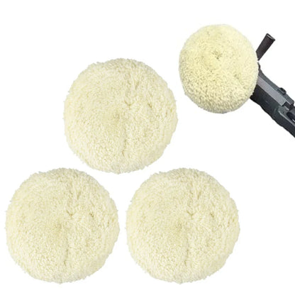 7-Inch Wool Polishing Pads for Cars/Boats - Buffing Disc