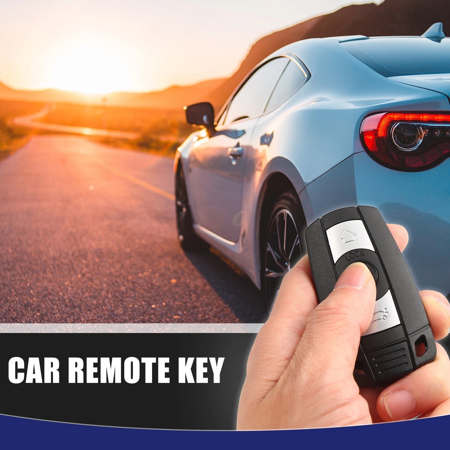 Fob Entry Remote Key for BMW 3 5 7 X5 X6 Series E90 E92 E93 (2006-2013)