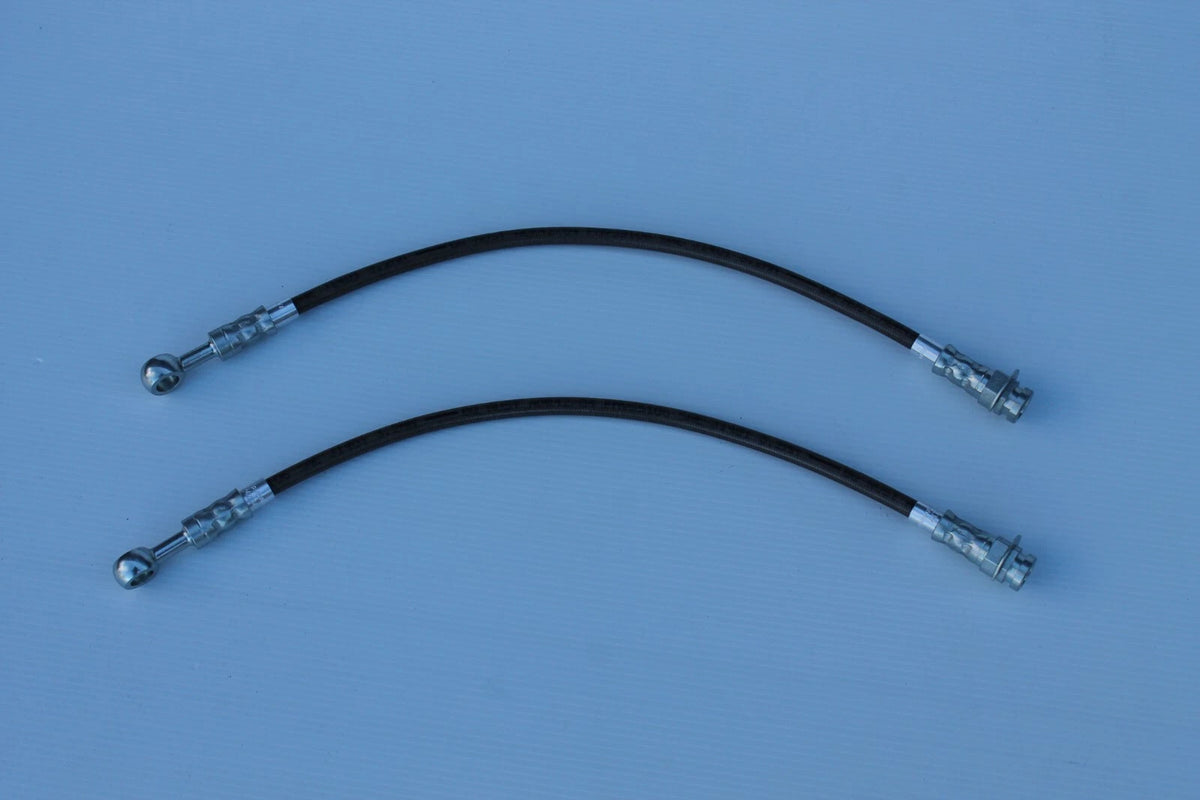 Braided Front Brake Hose Set (2) for VC VE VF VG VH Valiant Disc Brakes