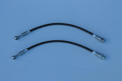 Braided Front Brake Hose Set (2) for VC VE VF VG VH Valiant Disc Brakes