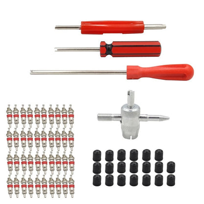 40pcs Copper Valve Core Dual Head Remover for Auto Tire Repair