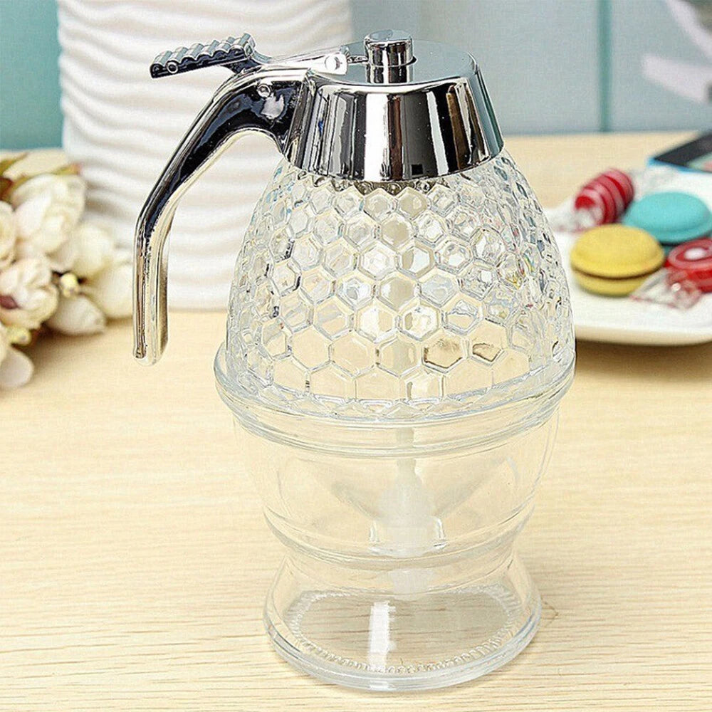200ML Honey Dispenser with Stand for Easy Pouring