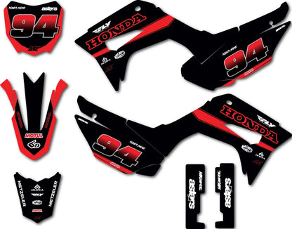 Full Graphics Kit for Honda CRF 110 (2019-2025) United Style Stickers