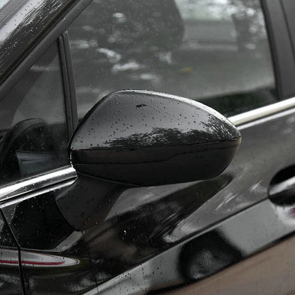Black Left Side Rearview Mirror Cover for Chevrolet Cruze (2017-2019)