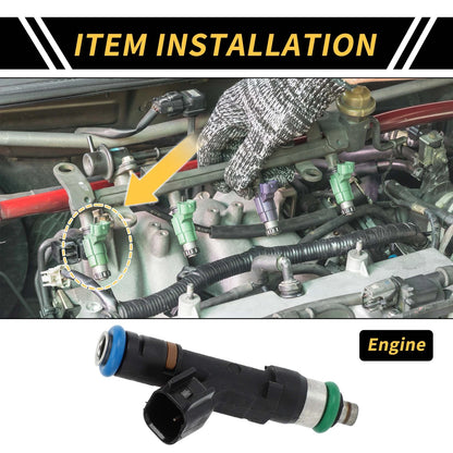 Fuel Injector Nozzle for Ford Ranger 2006-2010 - 4 Holes, Black