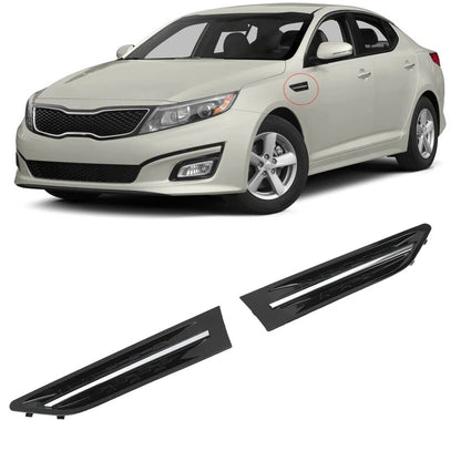 Front Mudguard Garnish Grille Trim for 11-15 Kia Optima (2011-2015)