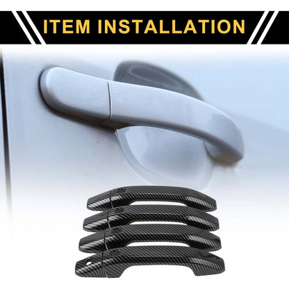 4pcs Exterior Door Handle Cover for Chevrolet Silverado 1500 (2014-2024)