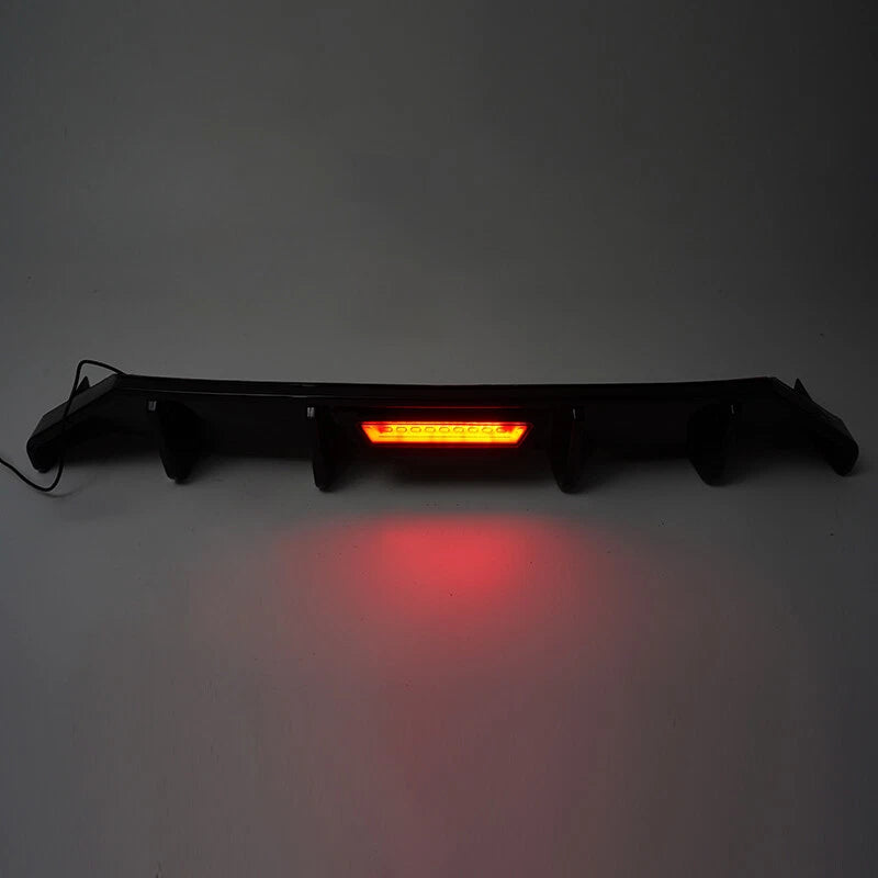 Rear Diffuser with LED Brake Light Kit for Hyundai Elantra 2021-2024