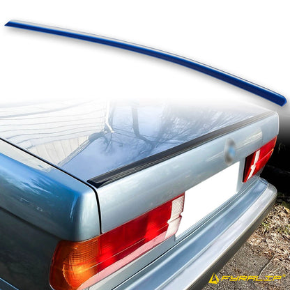 Blue Boot Lip Spoiler for BMW 3 Series E30 Coupe (1982-1990)