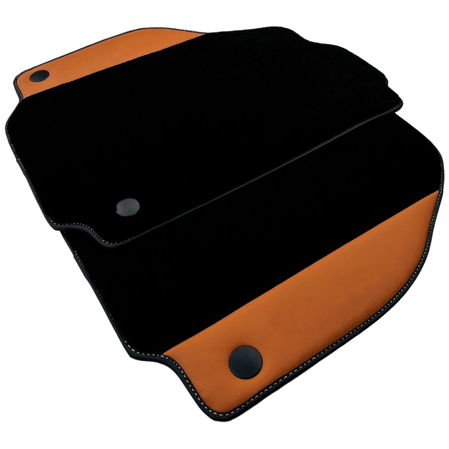 AutoWin Floor Mats for Ferrari F8 Spider (2020-2023) - Cuoio Nappa Leather