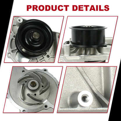 Water Pump with Gasket for Audi A4 A6 2000-2006 3.0 8E2 8E5 B6 4F2 C6