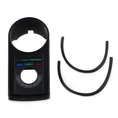 Black Speedometer Dash Panel Cover for 1991-1995 Harley Softail