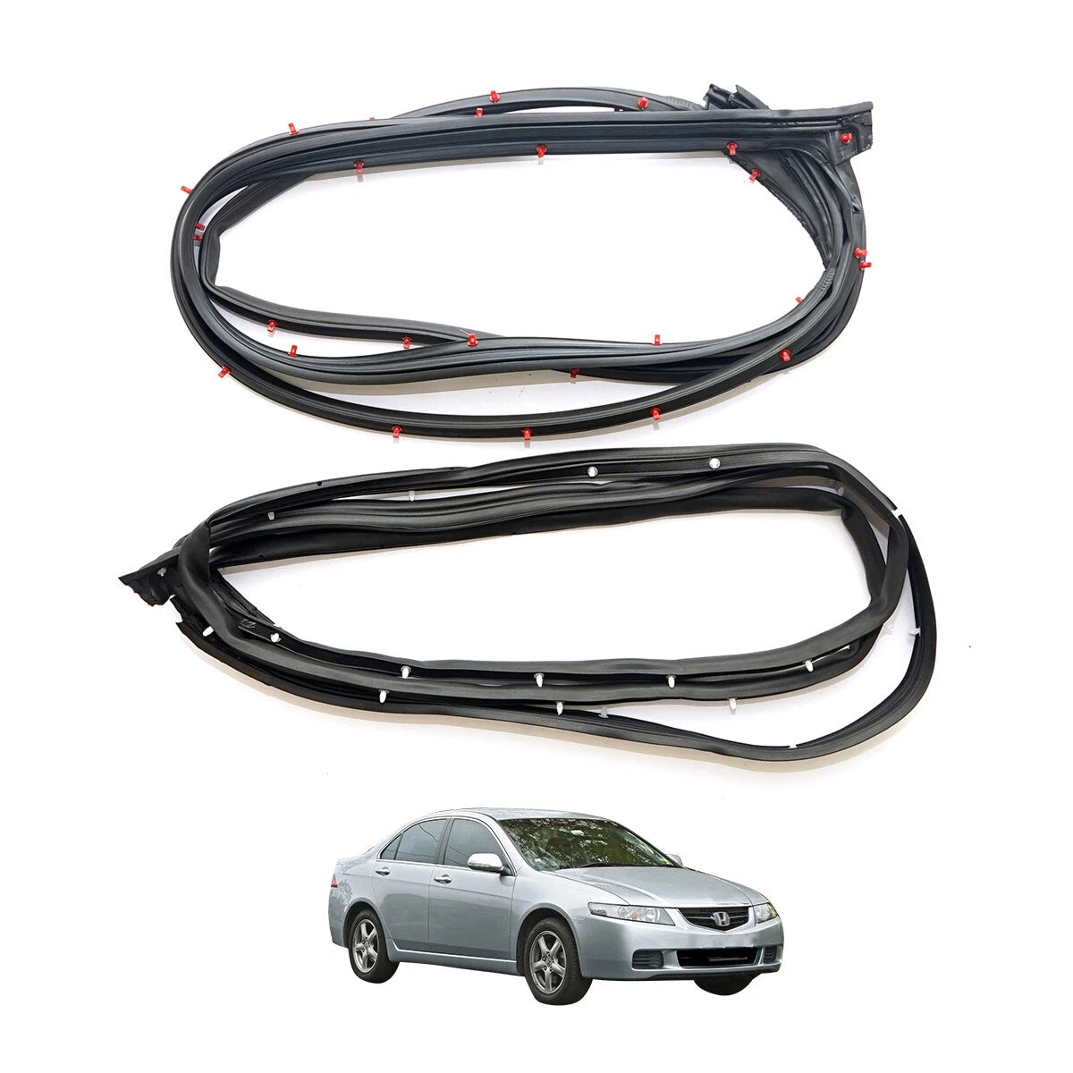 Front Door Weatherstrip for Honda Accord Sedan 2003-2007