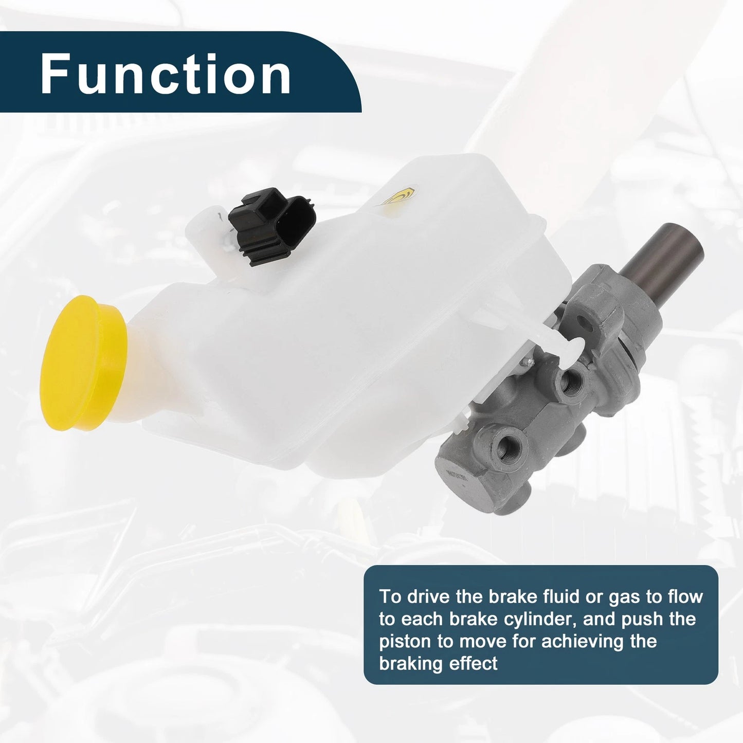 Brake Master Cylinder with Reservoir for Ford Transit Mk7 (2006-2014)