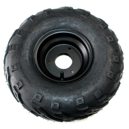 145/70-6 6" 3 Stud Wheel Rim Tire for 110cc Quad Dirt Bike ATV Buggy