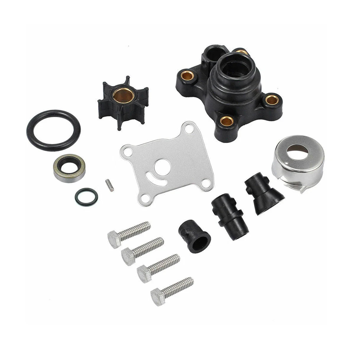 Water Pump Repair Kit for Johnson OMC 9.9/15HP 2-Stroke (18-3327)