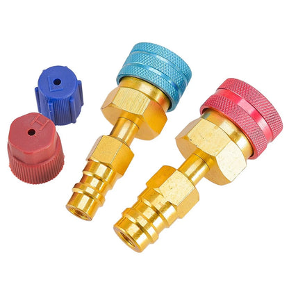 A/C Adapter Quick Coupler Conversion for Car R1234YF to R134A