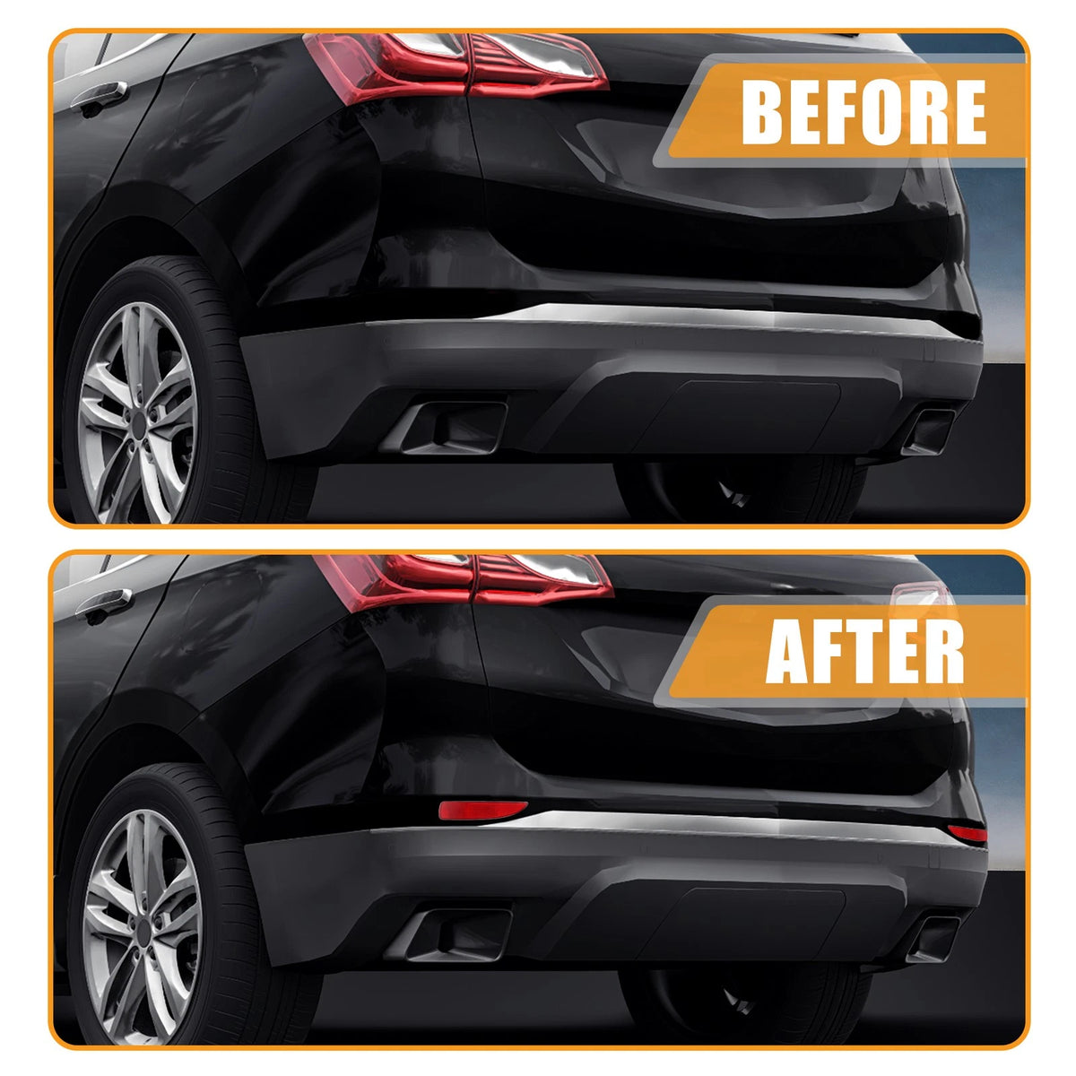 Rear Bumper Reflector for Toyota Yaris (2012-2018) - 1 Pair Side Marker Lights