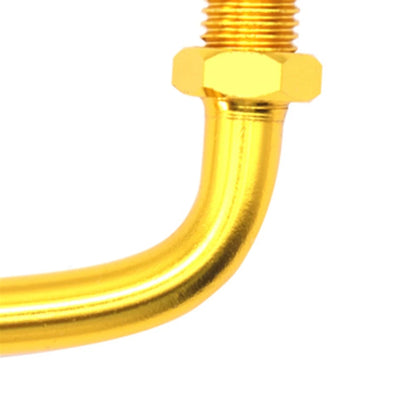 90 Degree Throttle Cable Adjuster for Motorcycle - Aluminum Gold M10