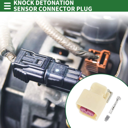 2-Pin Knock Detonation Sensor Connector Plug Female Wire Terminal for Chevy