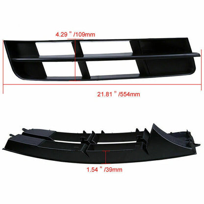 2 x Front Bumper Fog Light Lamp Grill Covers for Audi Q7 (2010-2015)