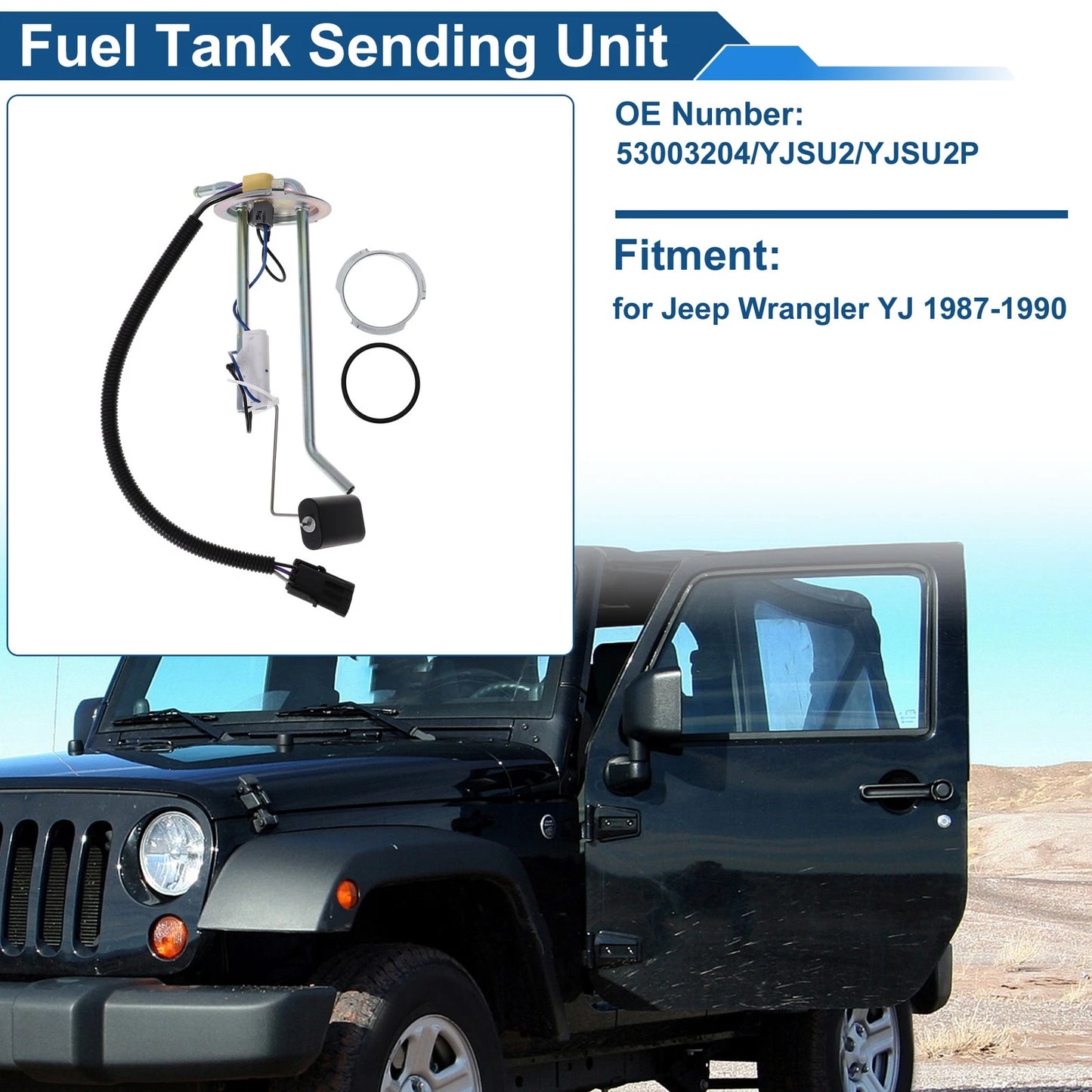 Fuel Level Sending Unit for Jeep Wrangler YJ (1987-1990)