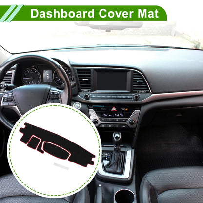 Dashboard Cover for Toyota Roomy Tank 2016-2020 Black Red 1 x Anti-Slip