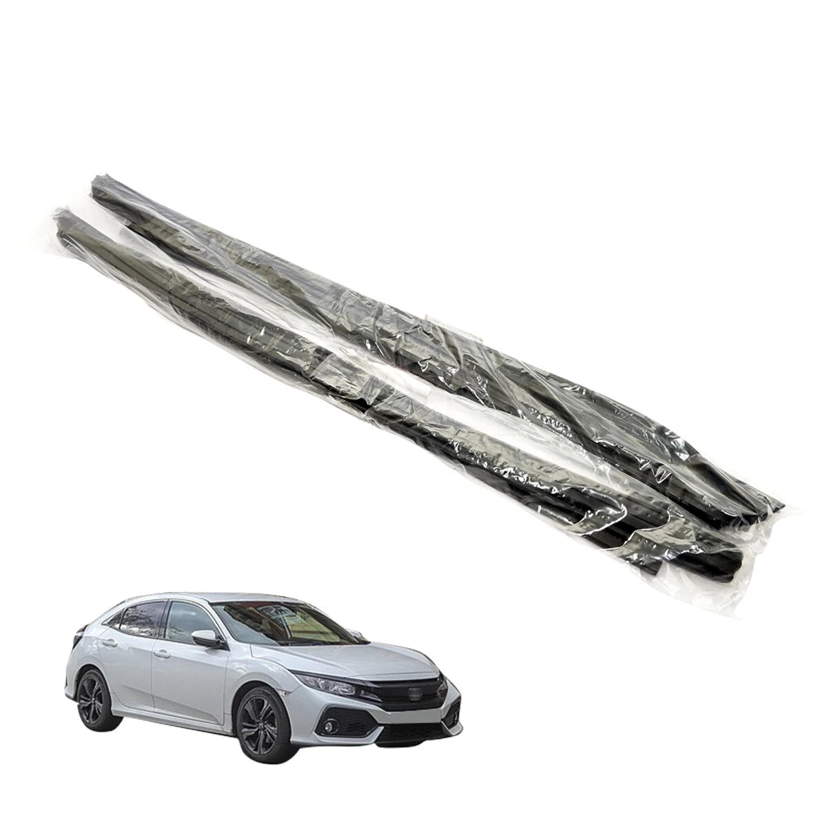 Front Door Glass Run Channel Seal for Honda Civic Sedan 2012-2015