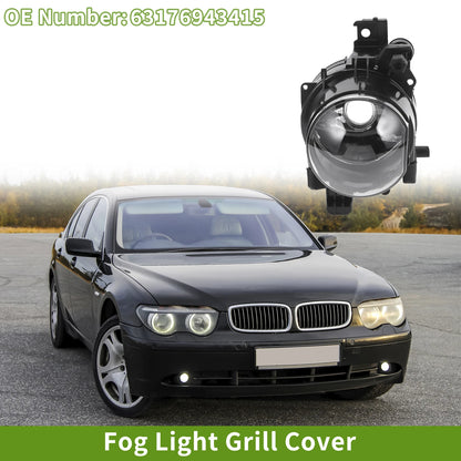 Left Fog Light Grill for BMW 7 Series (2002-2008) - 1 x Quality Replacement
