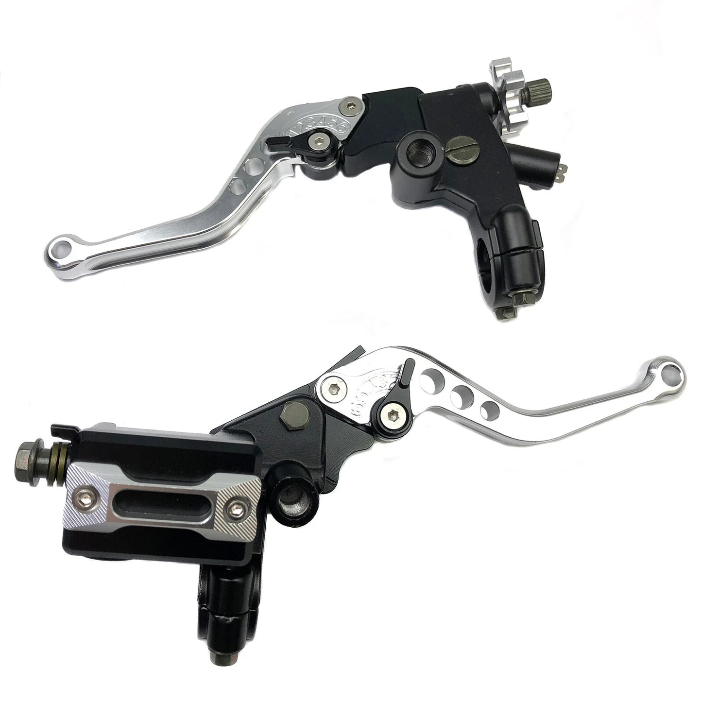 Universal 7/8 Motorcycle Front Brake Clutch CNC Cylinder Reservoir Lever