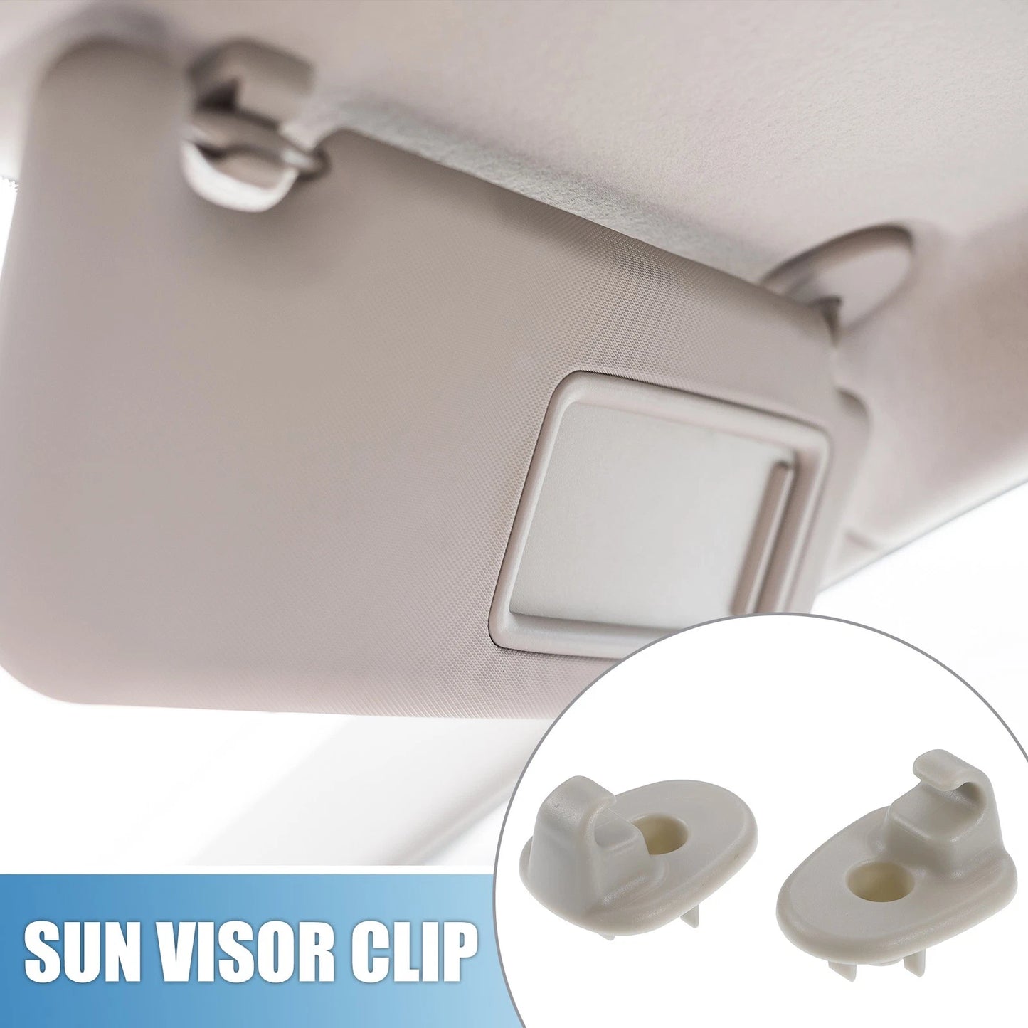 Sun Visor Clips Retainer for Jeep Liberty (2005-2012) - Set of 2