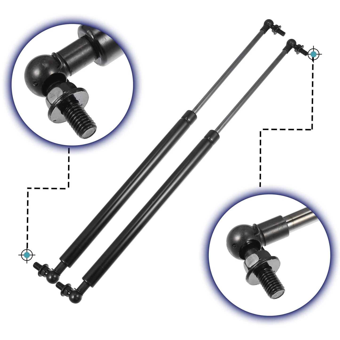 Rear Hatch Liftgate Gas Lift Supports for Nissan Skyline (1999-2002)