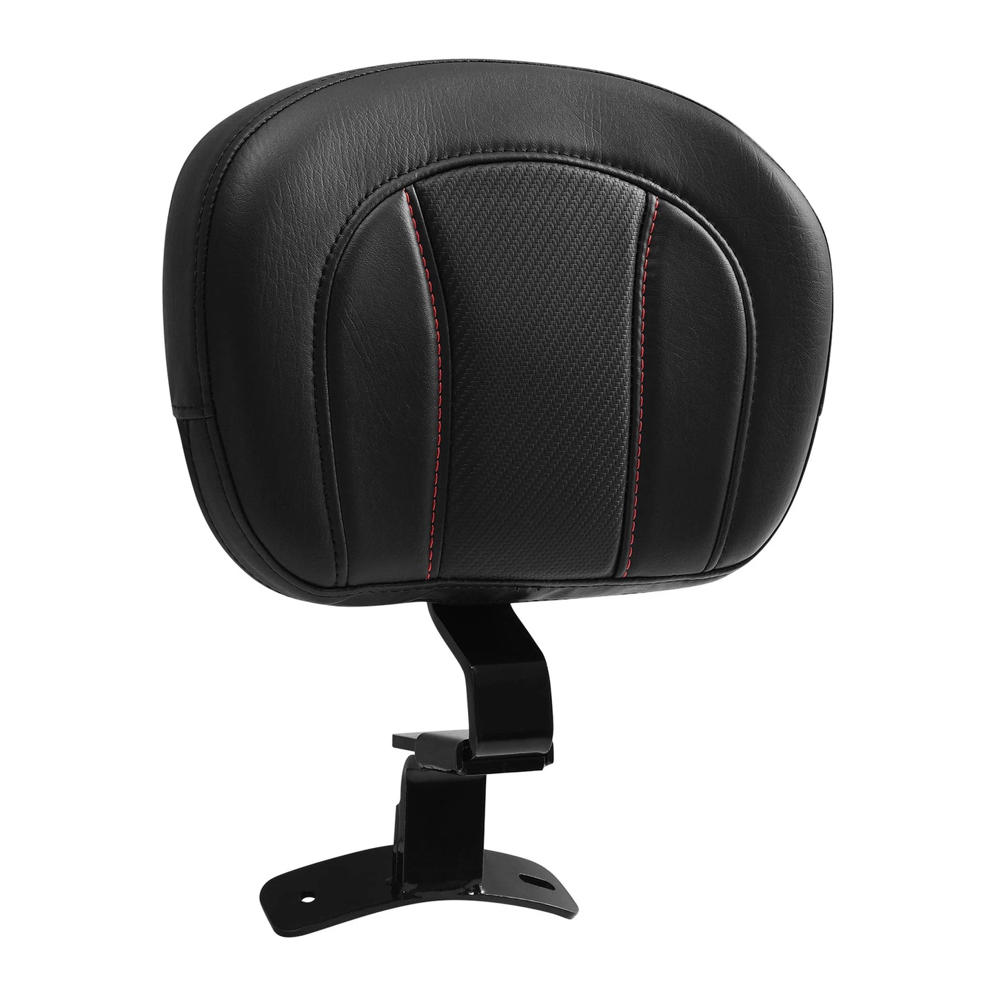 Black Front Rider Backrest for Harley Touring Road King Glide (2009-2023)