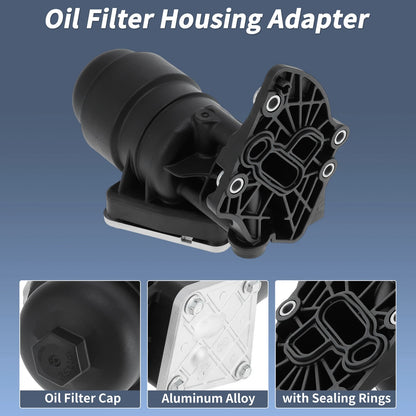 Oil Filter Housing for Hyundai Santa Fe, Kia Sorento 3.3L, 3.5L (2006-2012)